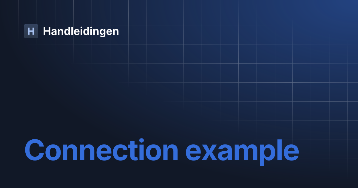 Connection diagram | Modbus P1 Dongle | Handleidingen